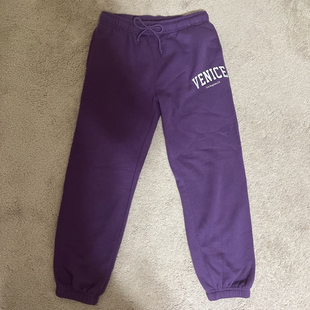 Purple refuge athletics sweatpants